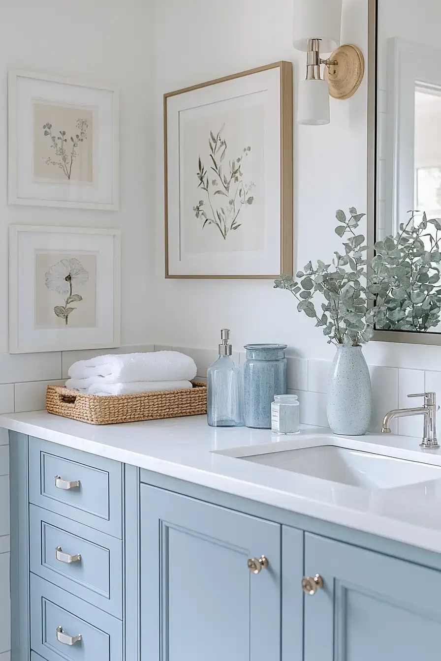 Cloudy Blue Bathroom