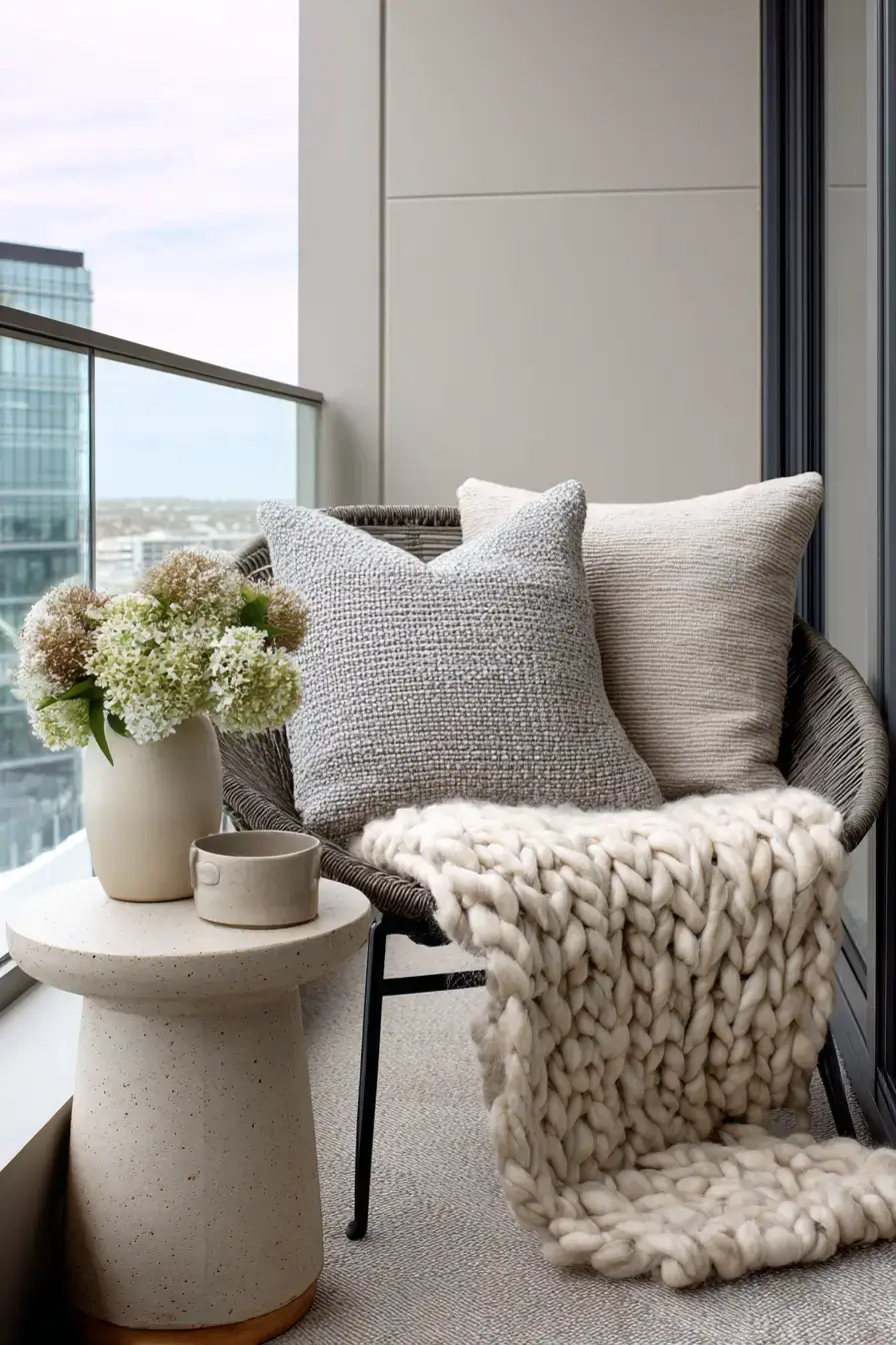 Cozy Rooftop Balcony Corner