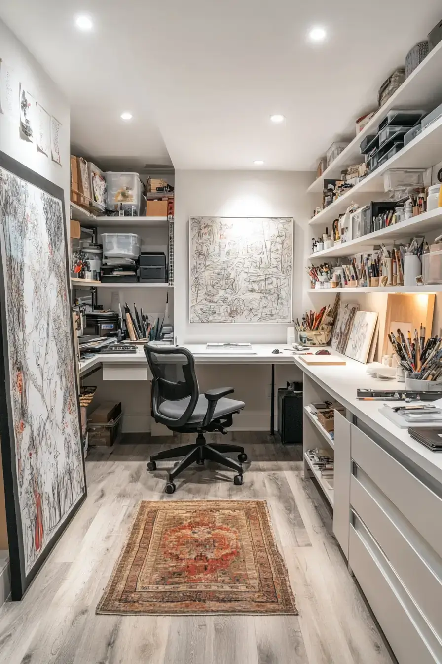 Creative Basement Art Studio