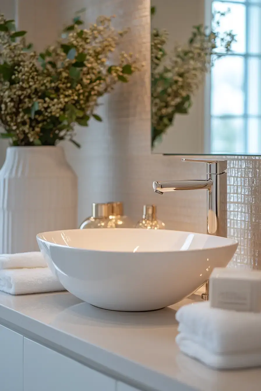 Subtle Glam Spa Bathroom