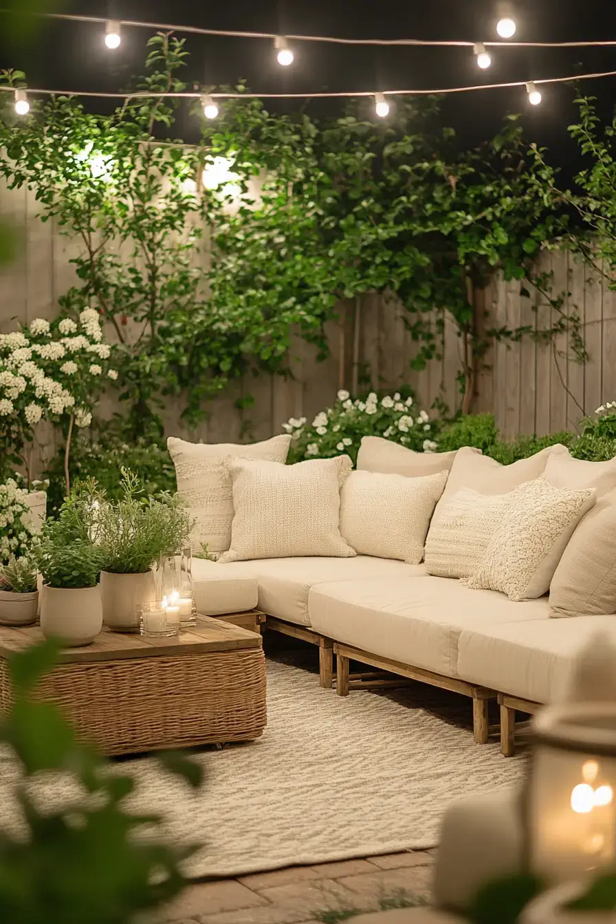 Outdoor Lounge Makeover