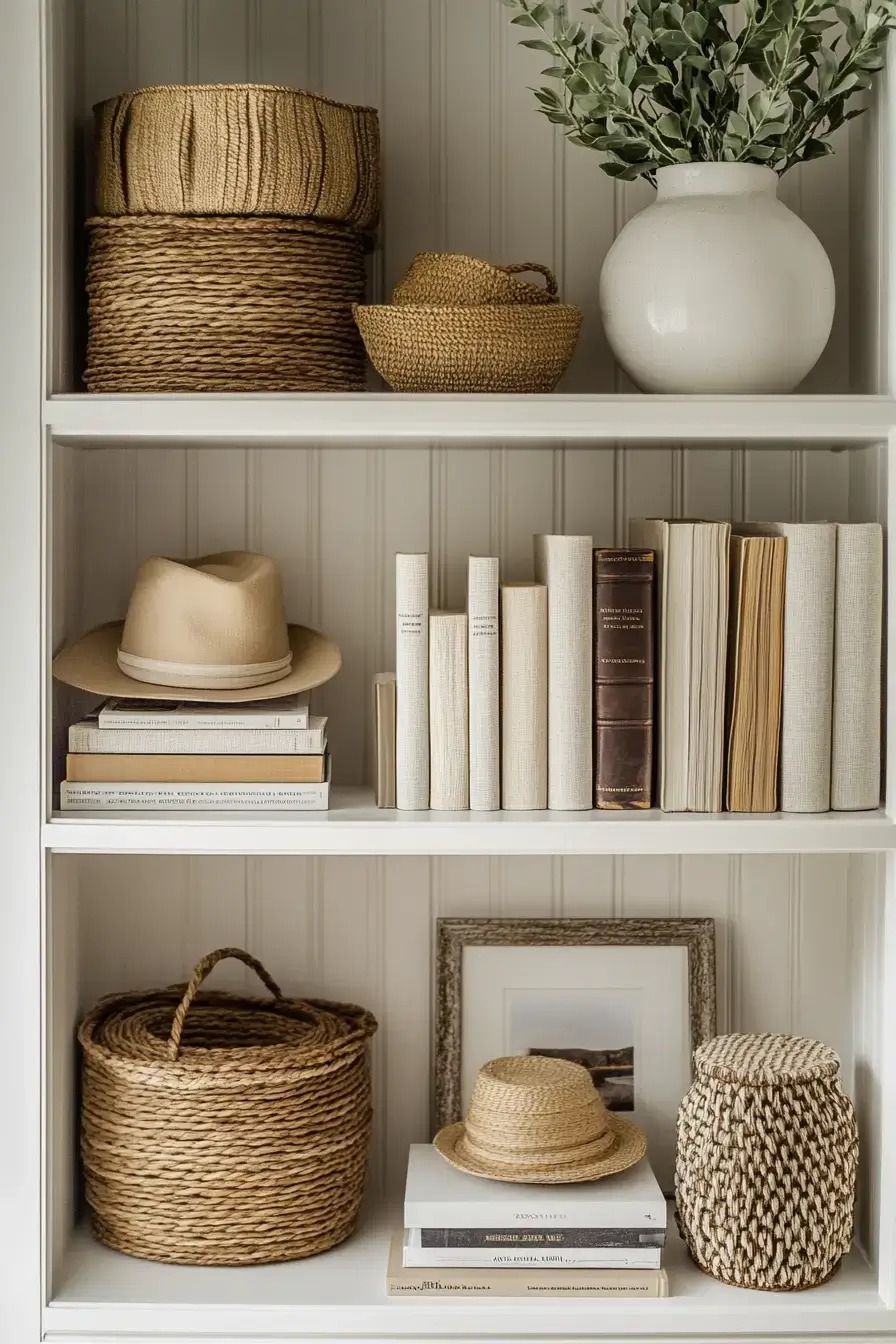 Airy Shelf Arrangement