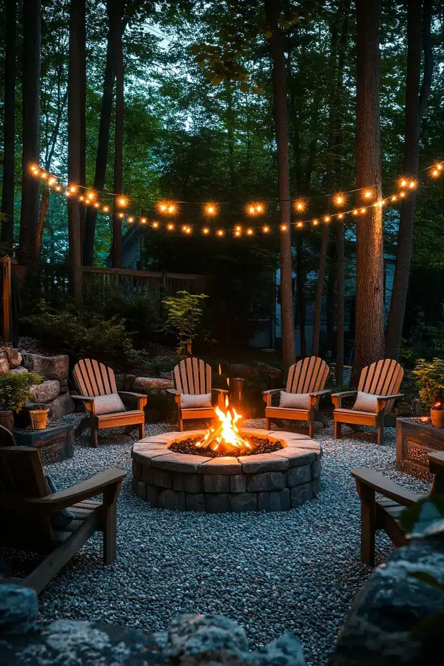 Backyard Fire Lounge