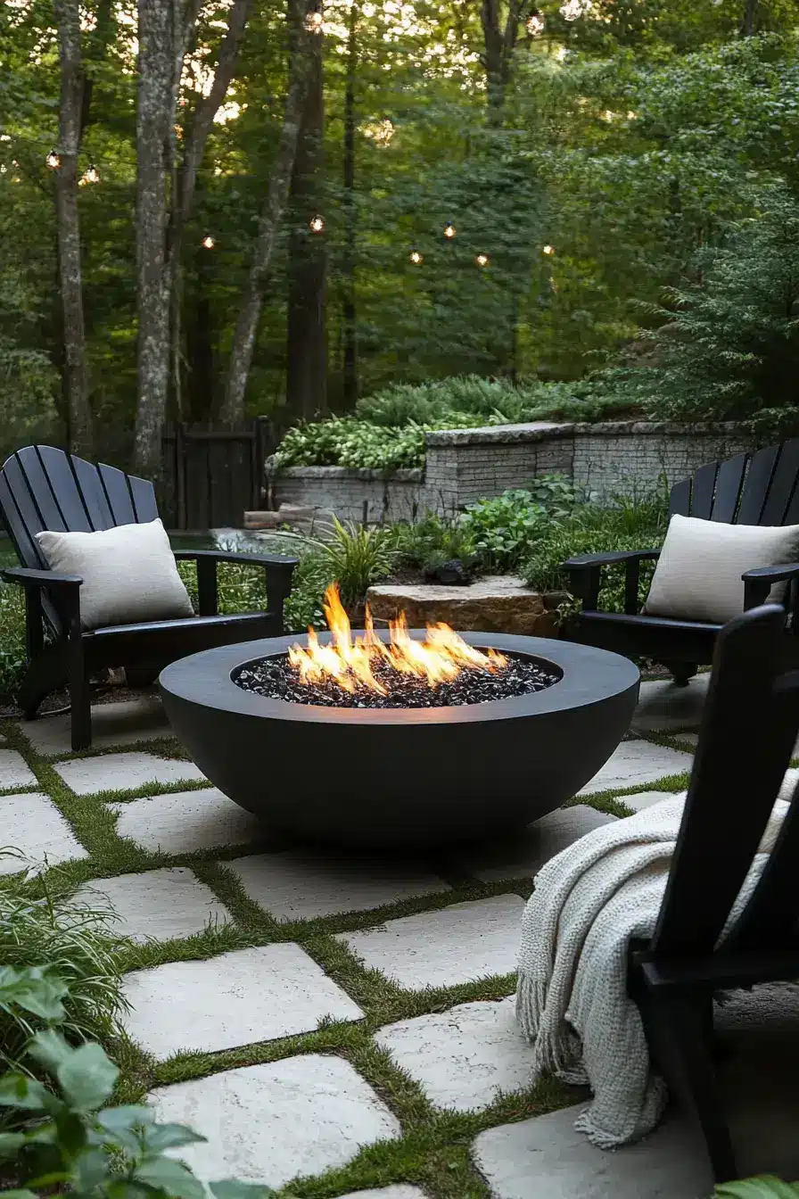 Minimal Patio Flames