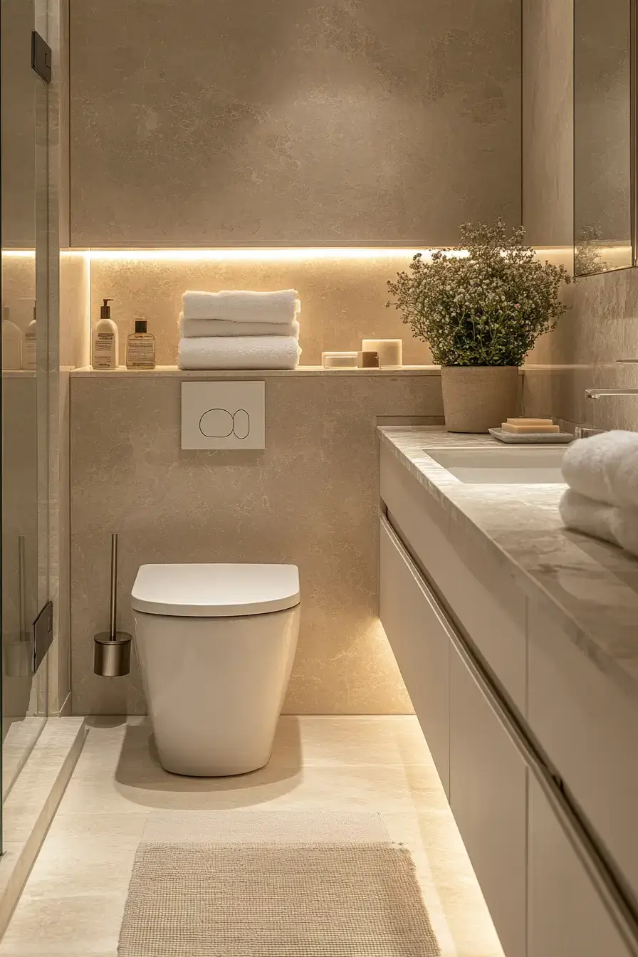 Modern Luxury Powder Room