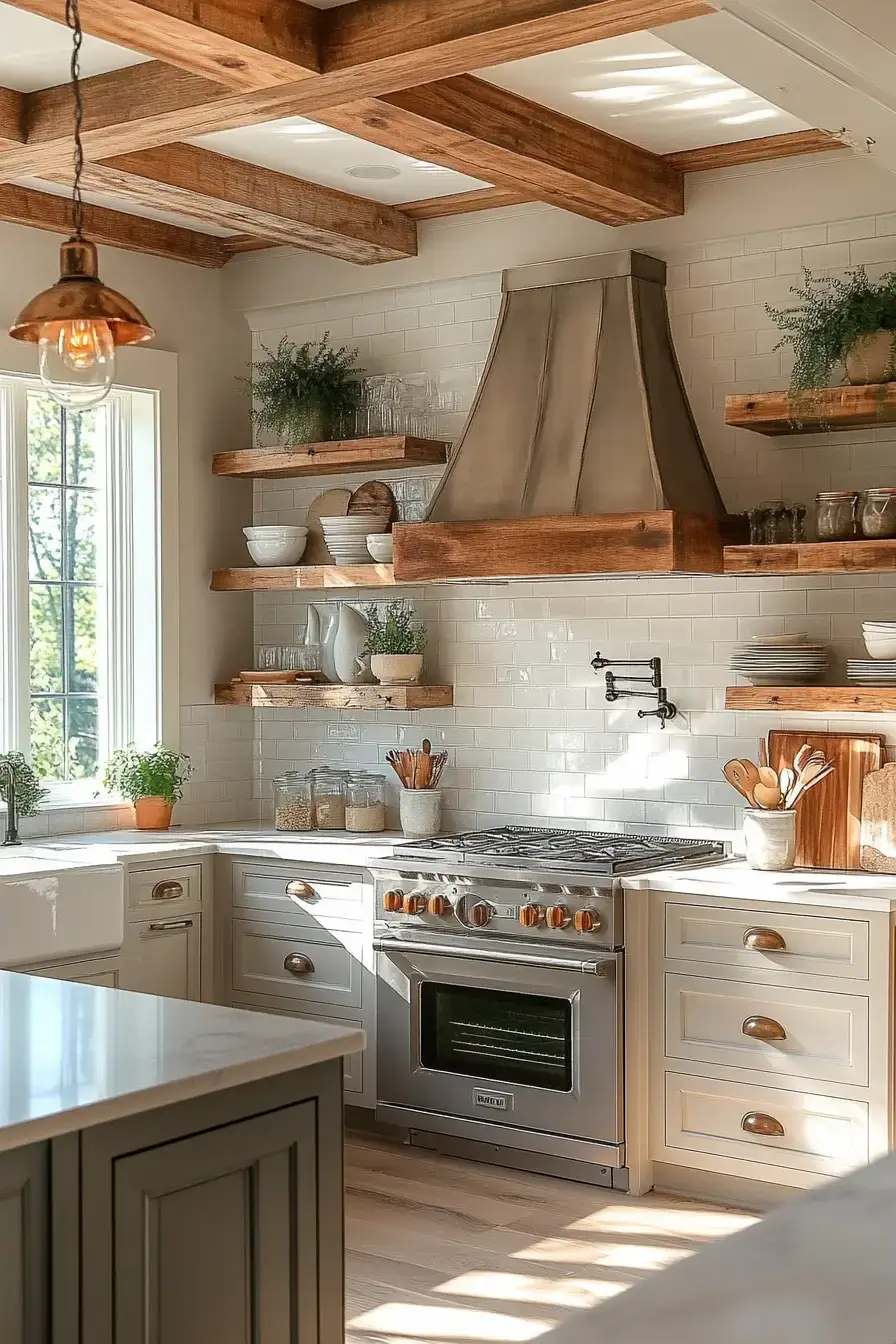 Old World Coastal Kitchen
