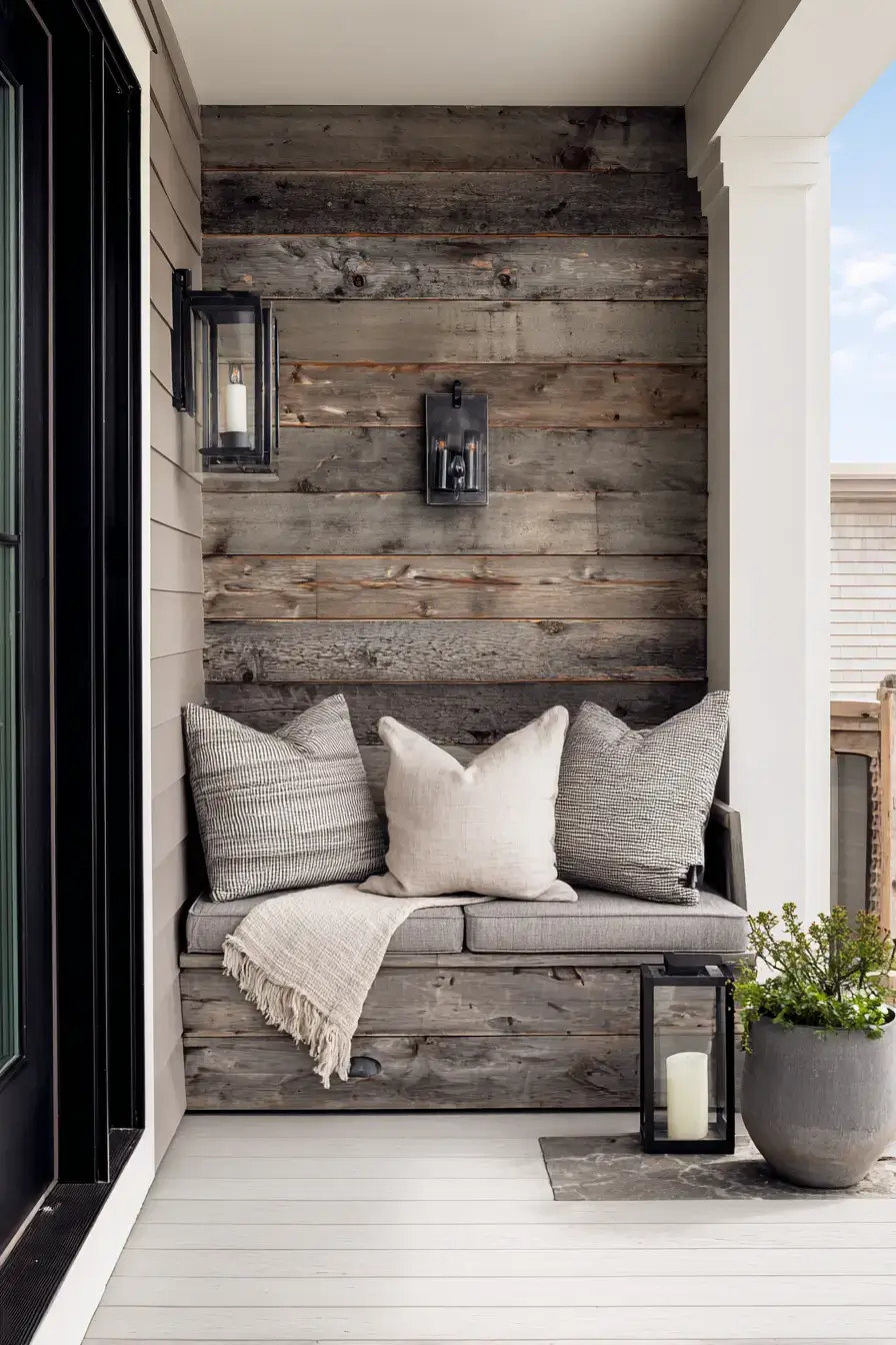 Rustic Modern Front Porch Style