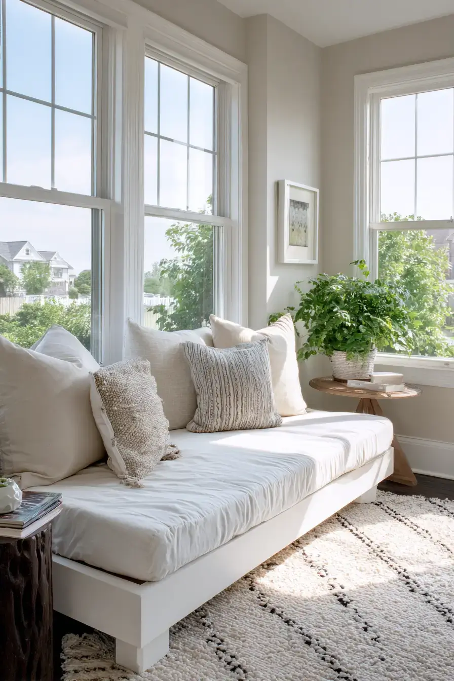 Peaceful Window Reading Nook