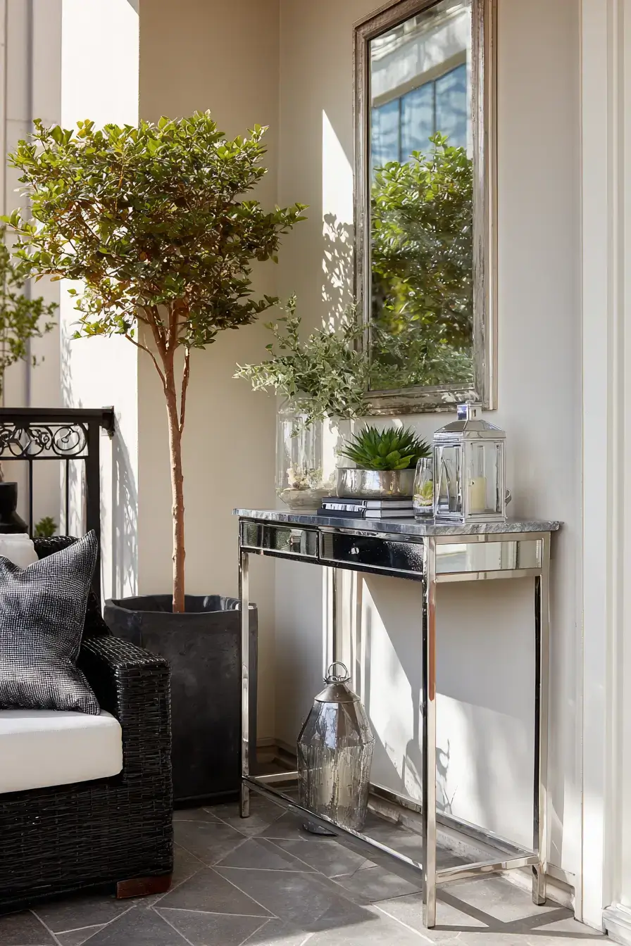Elegant Small Porch Escape