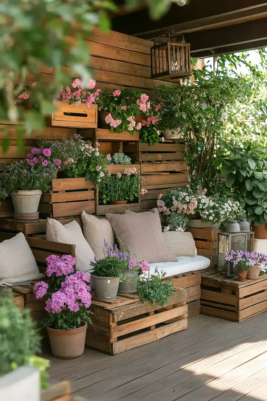 Reclaimed Crate Displays