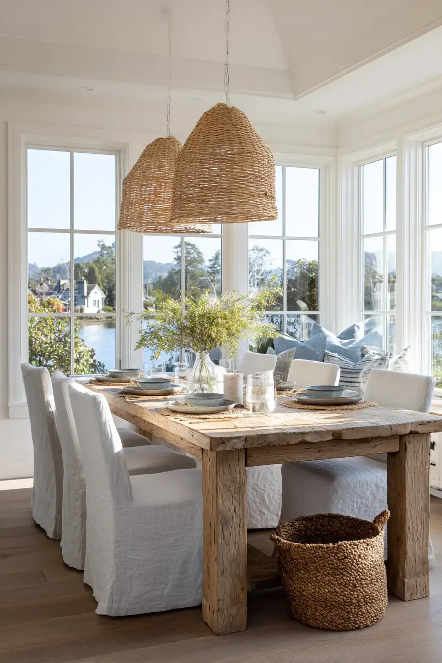 Sunlit Waterfront Dining