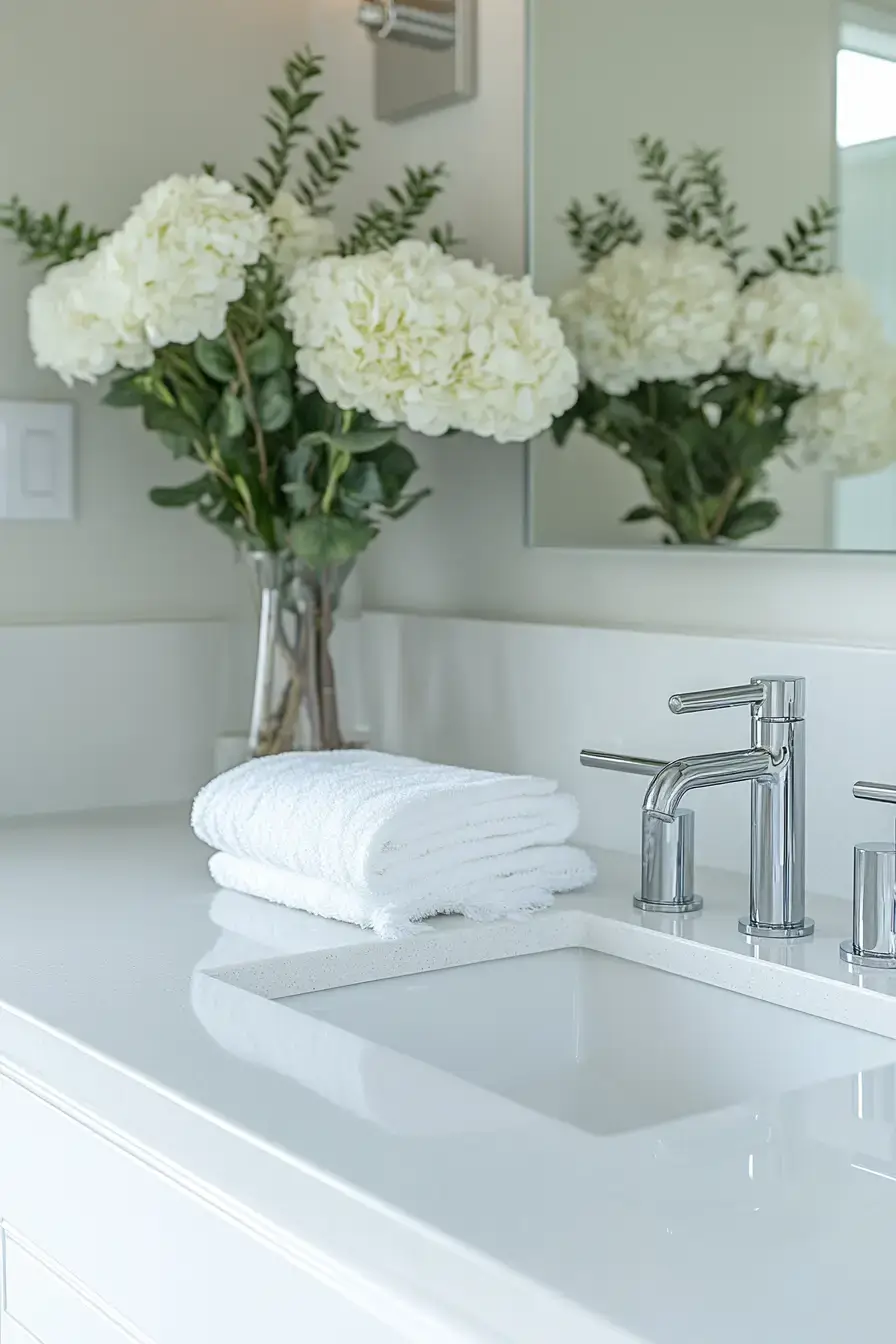 Chic Designer Bathroom Escape