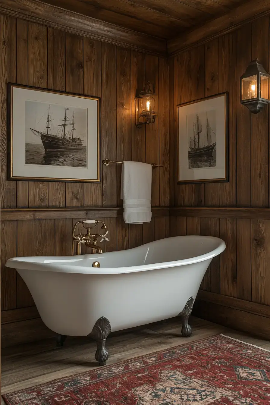 Classic Ship Cabin Bathroom