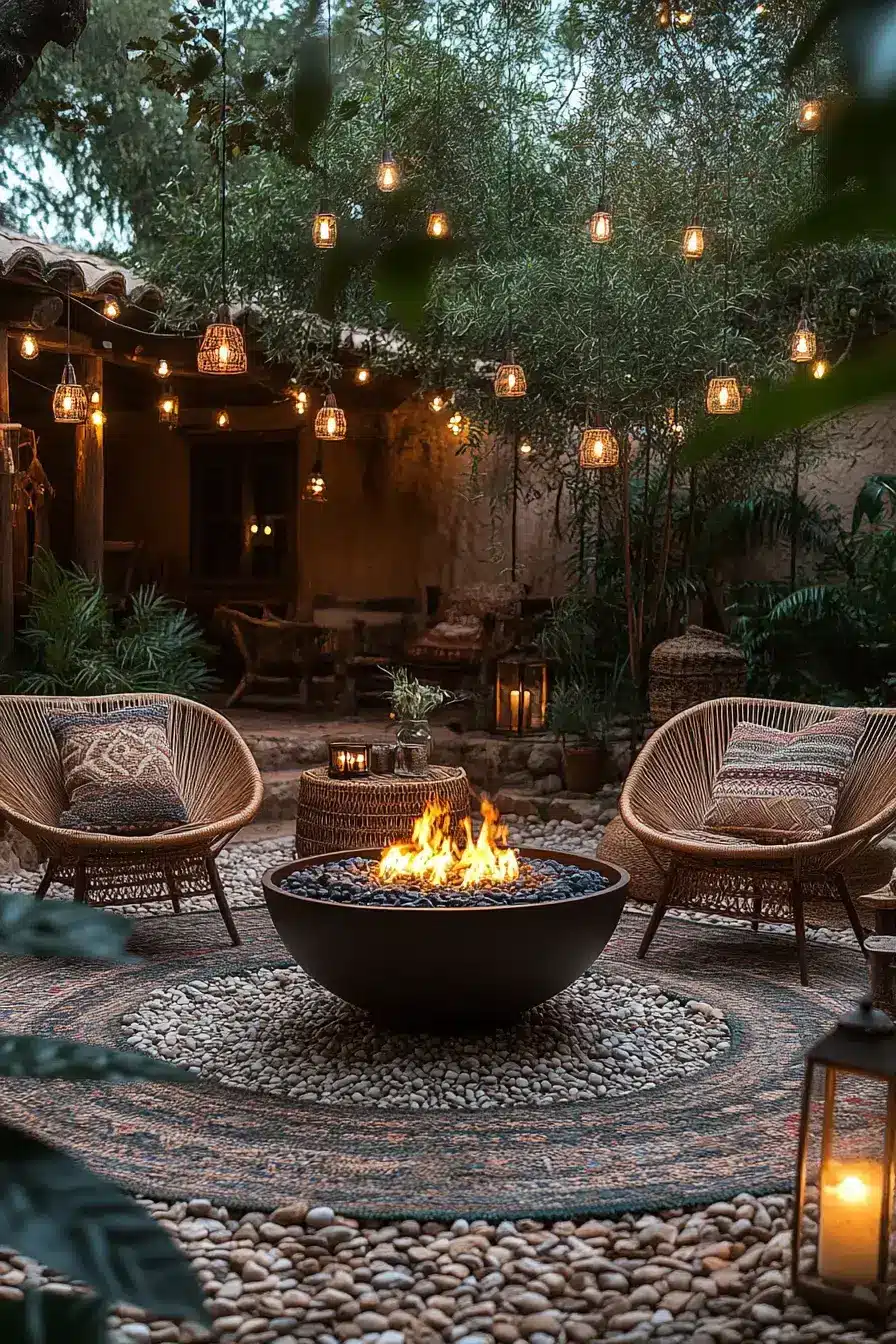 Boho Flame Retreat