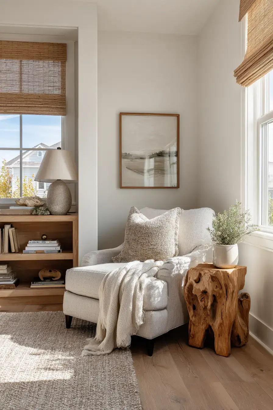 Driftwood Reading Nook