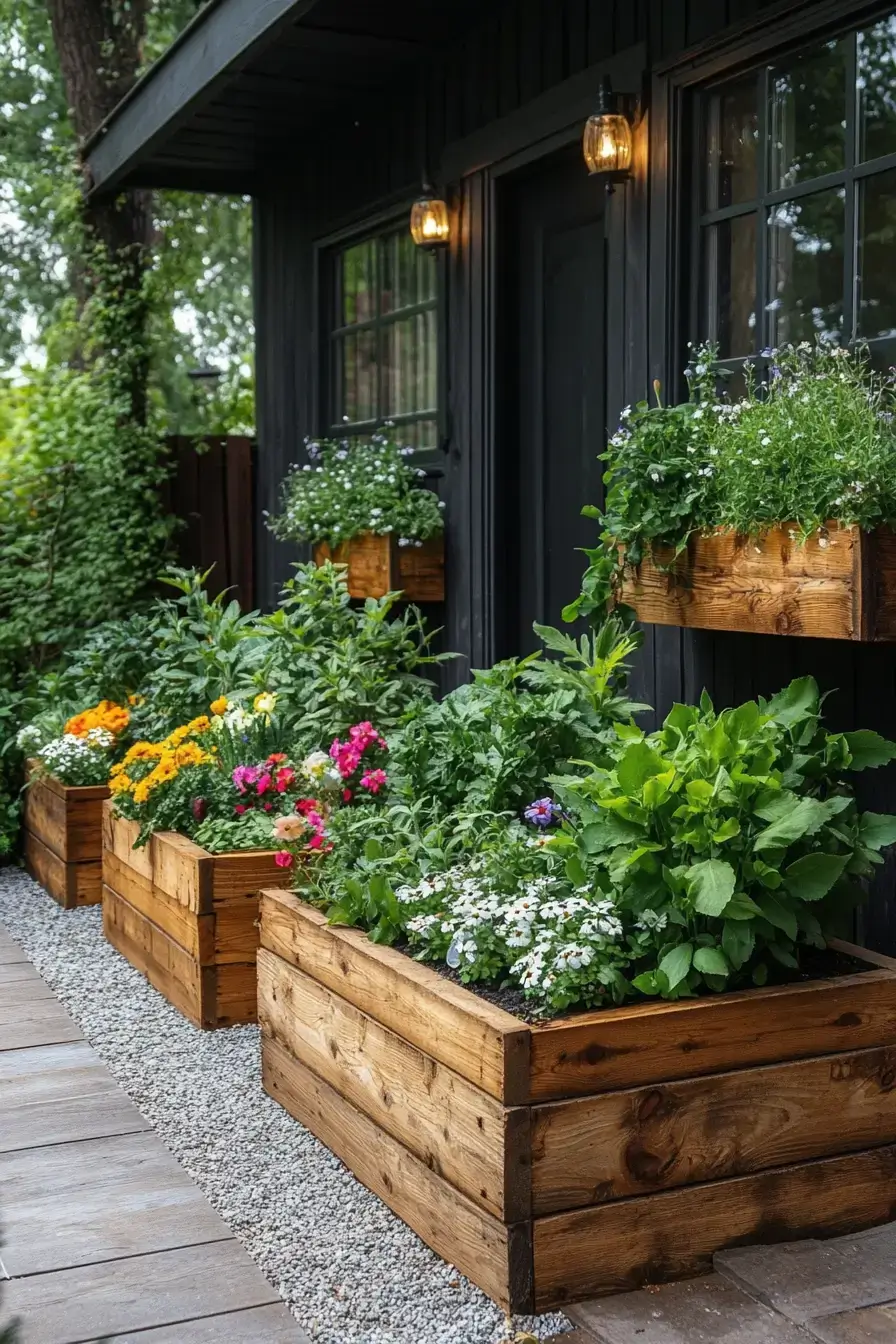 Rustic Planter Porch Escape
