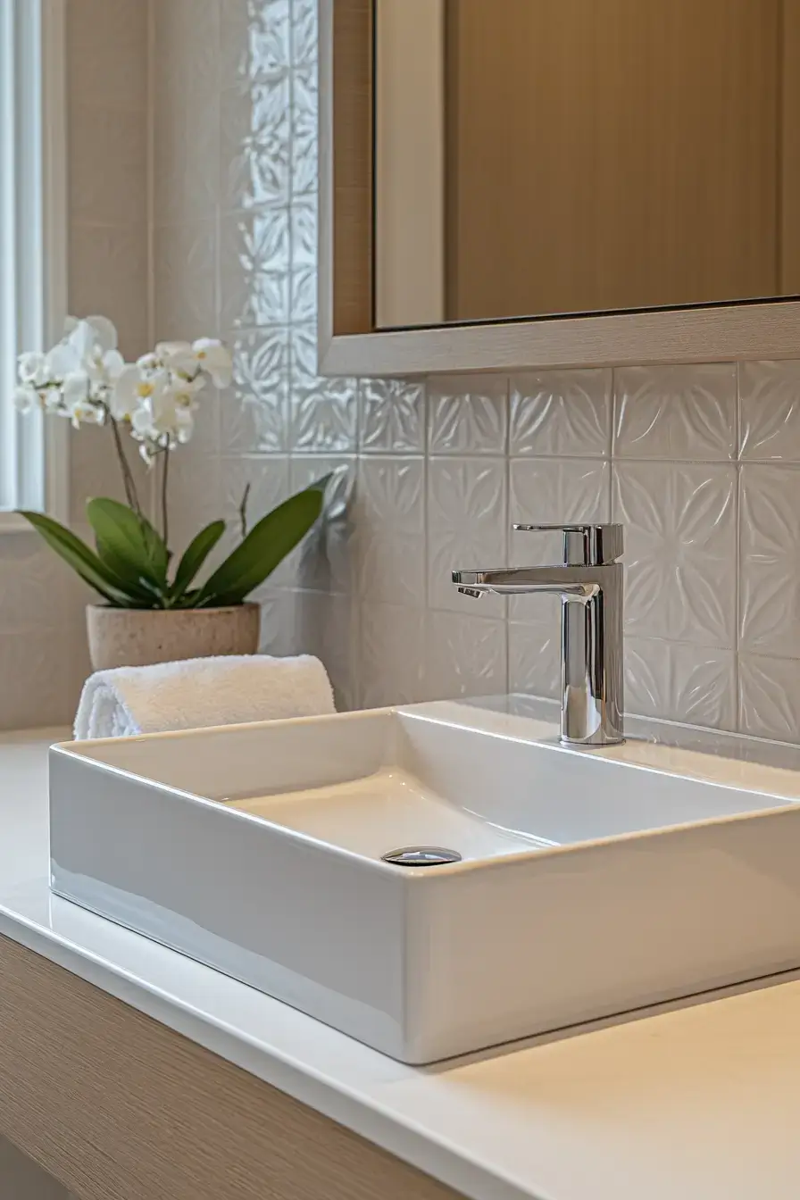 Luxury Bathroom With Designer Tile