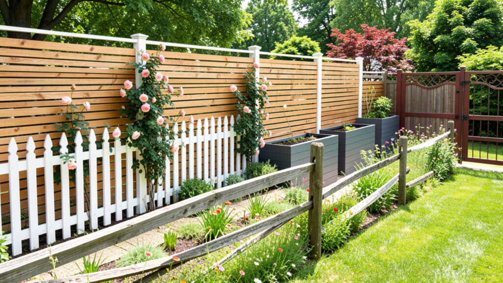 backyard fence ideas
