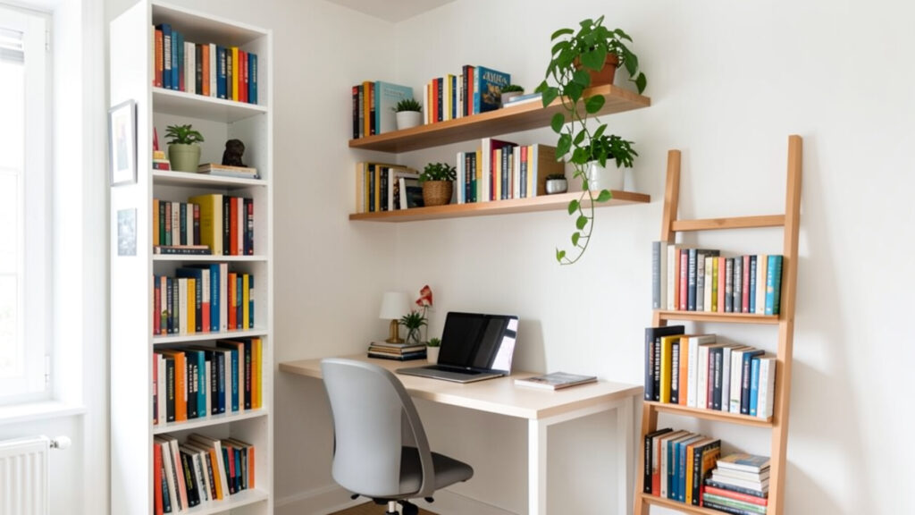 bookshelves for small spaces