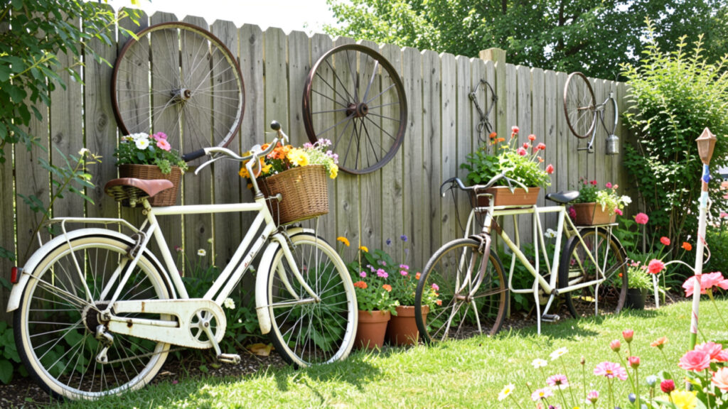bicycle yard decor ideas