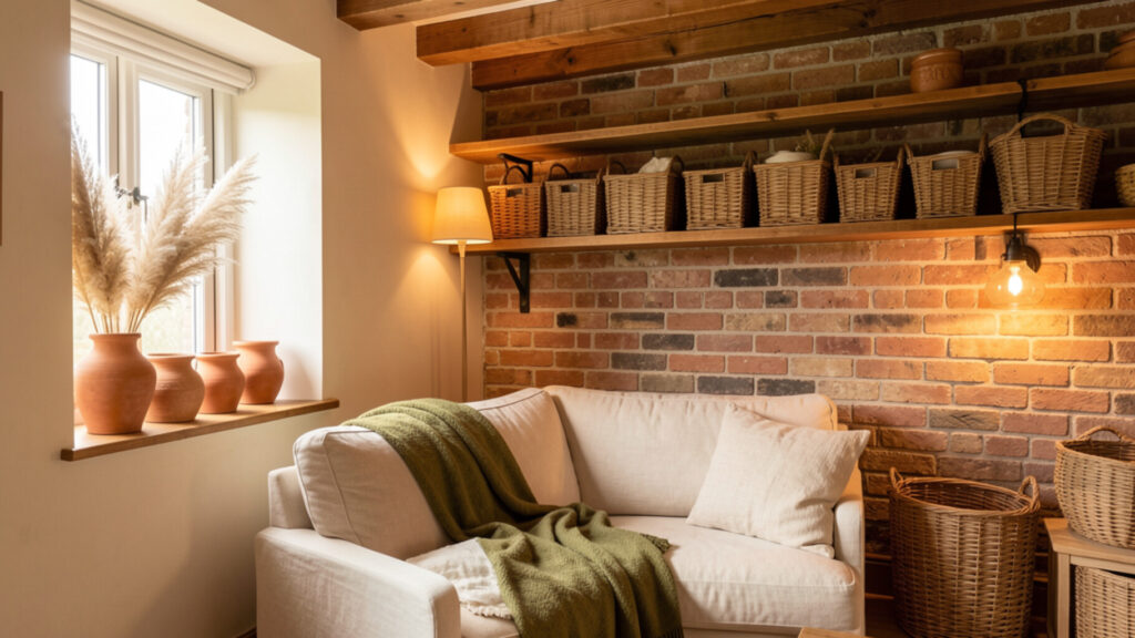 earthy cottage home decor