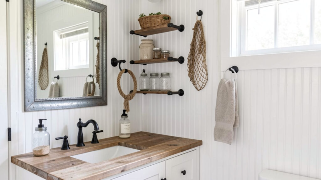 lake house bathroom