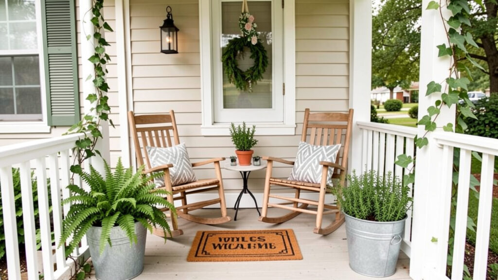 small front porch decorating ideas
